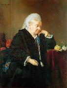 Heinrich von Angeli Portrait of Queen Victoria as widow oil on canvas